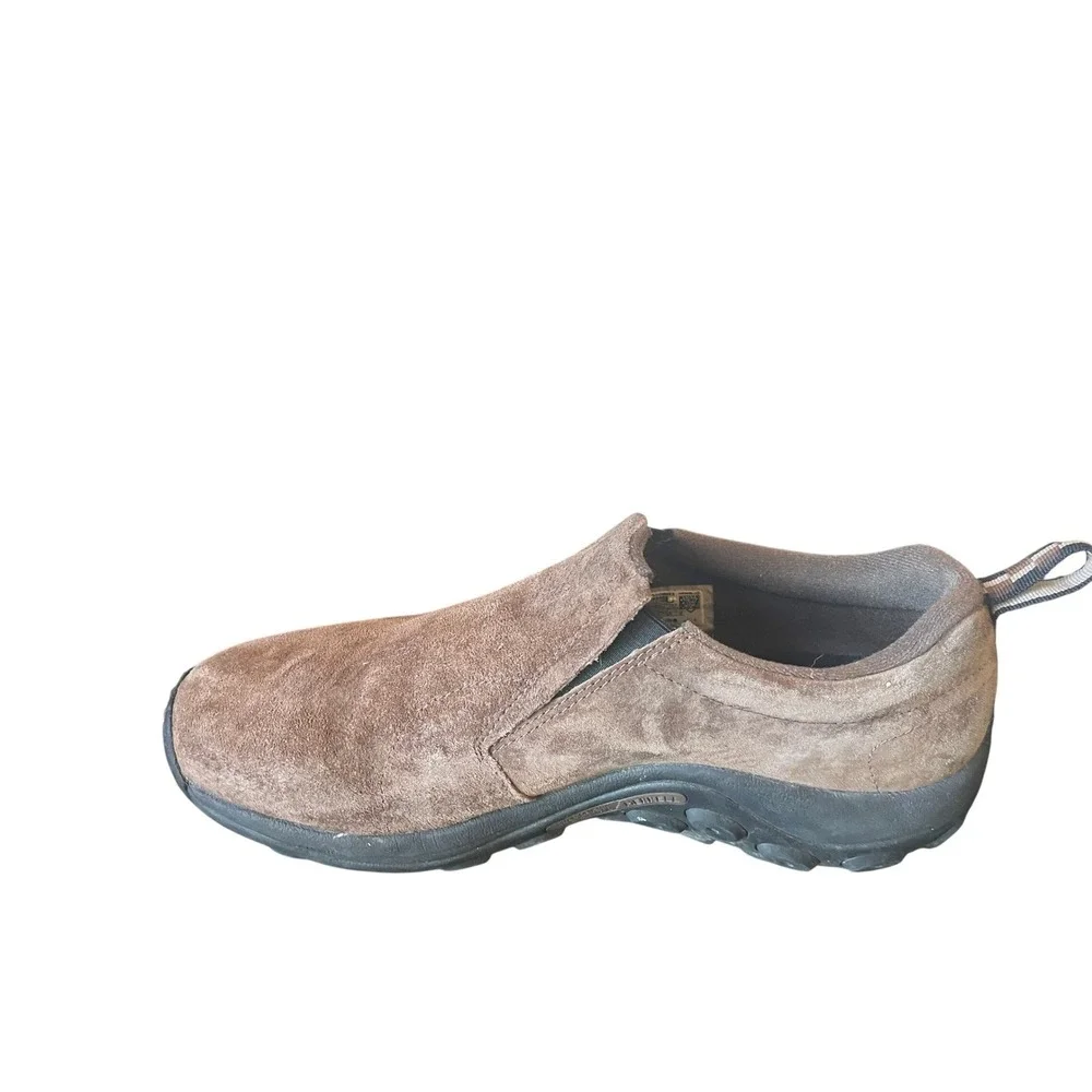Merrell Mens Jungle Moc Suede Slip On Hiking Casual Comfort Shoes Brown‎ Size 12